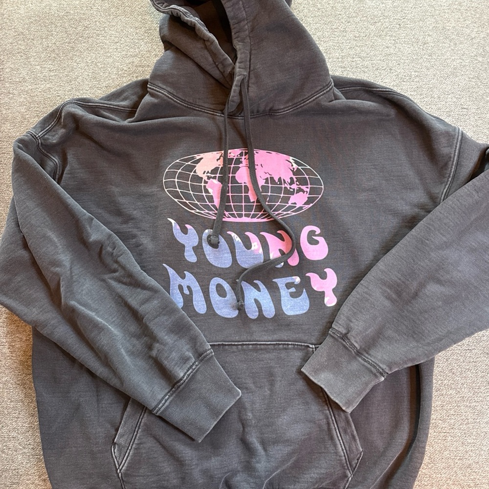 American Eagle x Young Money Hoodie Drop Shoulder Fit Lil Wayne Size M Medium